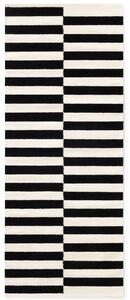 Hanse Home Collection koberce Behúň Donna 106207 Black White - 80x200 cm