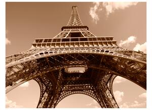 Fototapeta - Eiffelova veža - sépia