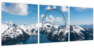Obraz - Garibaldi Park (s hodinami) (90x30 cm)