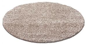 Ayyildiz koberce Kusový koberec Dream Shaggy 4000 beige kruh - 80x80 (priemer) kruh cm