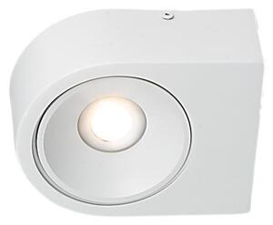 Nástenné svietidlo Luce, 1x biele kovové tienidlo, w