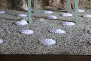 Lorena Canals koberce Ručne tkaný kusový koberec Polka Dots Grey-White - 120x160 cm