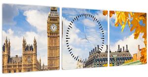 Obraz - Big Ben, Londýn (s hodinami) (90x30 cm)