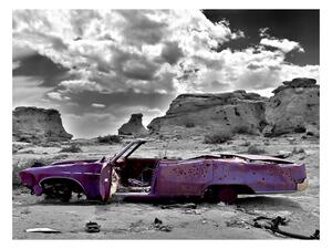 Fototapeta - Retro autá na púšti Colorada