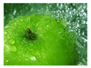 Fototapeta - Zelené jablko + zadarmo lepidlo - 200x154