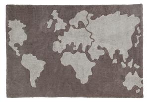 Lorena Canals koberce AKCIA: 140x200 cm Ručne tkaný kusový koberec World Map - 140x200 cm
