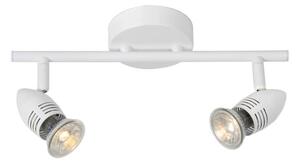 Lucide Lucide 13955/10/31 - LED bodové svietidlo CARO-LED 2xGU10/5W/230V biele LC1179 + záruka 3 roky zadarmo