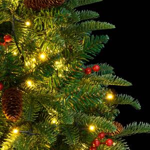 Umelý výklopný vianočný stromček 150 LED 150 cm
