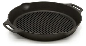 Petromax grilovacia liatinová panvica s dvoma úchytmi gp30h - 30 cm