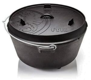 Petromax liatinový kotlík Dutch Oven s nožičkami ft18 - 34 cm, 16,1 l