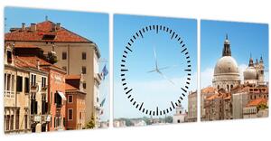 Obraz - Venice (s hodinami) (90x30 cm)