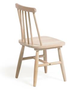 Detská stolička z kaučukového dreva Kave Home Kristie