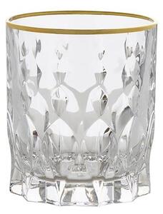 BOHEMIA PRESTIGE CONTE GOLD POHÁR NA WHISKY 340ML SADA 6 KS