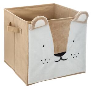 Úložný box Lion, 29x29x29 cm, hnedá