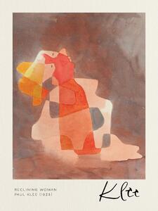 Umelecká tlač Reclining Woman - Paul Klee, (30 x 40 cm)
