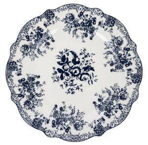 Porcelánový plytký tanier Royal blue 27 cm