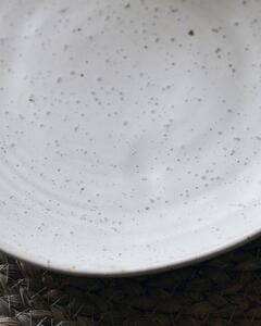 Kameninový dezertný tanier Pion Grey/White 16,5 cm