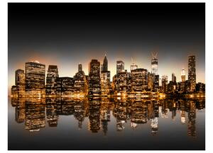 Fototapeta - New York a zlato
