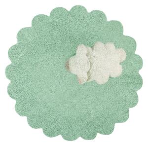 Lorena Canals koberce Ručne tkaný kusový koberec Puffy Sheep - 140x140 kytka cm