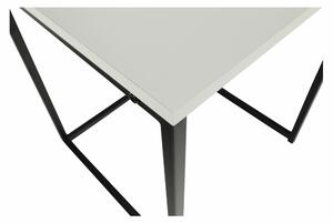 Konferenčný stolík (3 ks) Kastler Typ 3 - čierna / biela