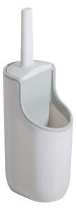 Svetlobéžová WC kefa s úložným priestorom Addis Premium
