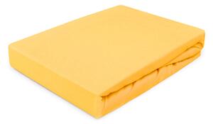 DETSKÉ JERSEY PRESTIERADLO 004 80X160 CM ŽLTÉ