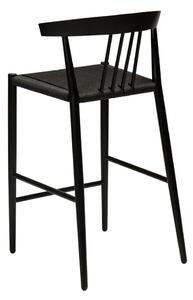 Čierna barová stolička DAN-FORM Denmark Sava, výška 91,5 cm