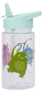 Detská fľaša so slamkou Monsters 450 ml + samolepky