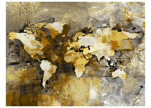 Fototapeta - Umelecké mapa sveta