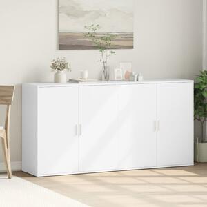 Komody 2 ks biele 79x38x80 cm kompozitné drevo