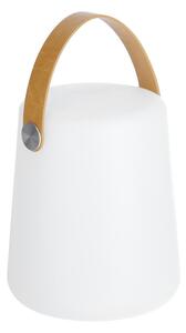 Bielo-hnedá vonkajšia lampa Kave Home Dialma
