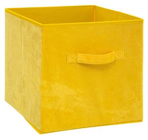 Úložný box Soft, 31x31x31 cm, žltá