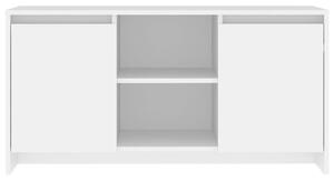 TV skrinka, biela 102x37,5x52,5 cm, kompozitné drevo