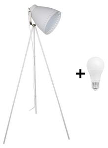Solight Solight WA001-W - LED Stojacia lampa MILANO 1xE27/10W/230V biela 145cm SL0104 + záruka 3 roky zadarmo
