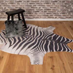 Obsession koberce Kusový koberec Toledo 192 black white - 155x190 tvar kožušiny cm