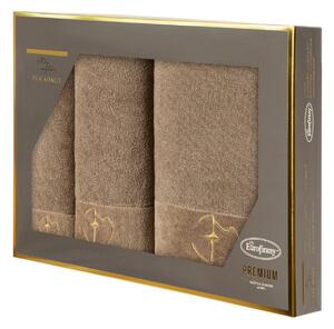 FROTÉ UTERÁK EVA MINGE GAJA SADA 1KS 30X50 CM, 1KS 50X90 CM, 1KS 70X140 CM BÉŽOVÁ