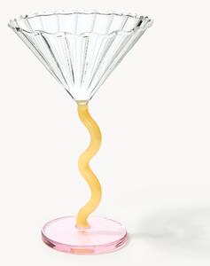 Borosilikátové poháre na martini Curve, 2 ks