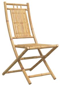 Skladacie záhradné stoličky 6 ks 46x66x99 cm bambus