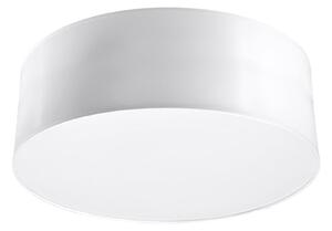 Stropné svietidlo Arena, 1x biele plastové tienidlo, (biely plast), (fi 25 cm)