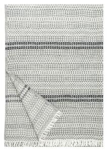 Lapuan Kankurit Vlnená deka Aino 130x170, sivo-čierna