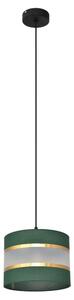 Helam Luster na lanku HELEN 1xE27/60W/230V pr. 20 cm zelená/zlatá HE1548 + záruka 3 roky zadarmo