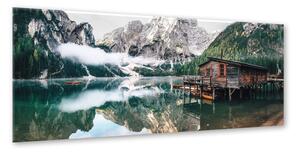 Sklenený obraz Styler Tyrol Lake, 50 x 125 cm