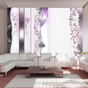 Fototapeta - Prehliadka fialových orchideí + zadarmo lepidlo - 200x140