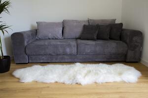 Ovčia kožušina double biela 180x65 cm
