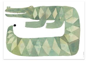 Plagát Crocodile Gustav 50x70cm