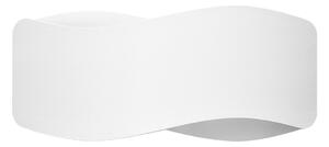 Nástenné svietidlo Tila, 1x biele kovové tienidlo, (30 cm)
