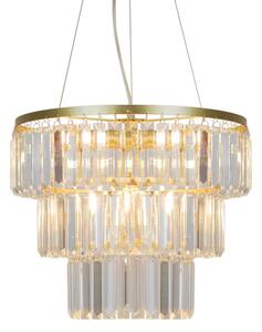 Zuma Line P17127-4-1GD - Luster na lanku TIFANNY 4xE14/40W/230V zlatá