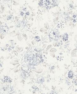 RASCH | Vliesová tapeta na stenu Timeless Selection 516012 | 0,53 x 10,05 m | biela