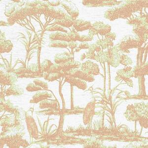 RASCH | Vliesová tapeta na stenu Timeless Selection 794335 | 0,53 x 10,05 m | biela, hnedá