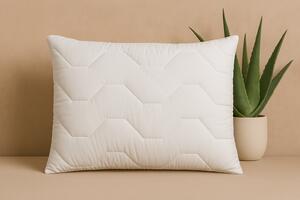 Luxusný vankúš Aloe Vera – hypoalergénny, prateľný, pre citlivú pokožku a zdravý spánok Veľkosť: 45x45 cm